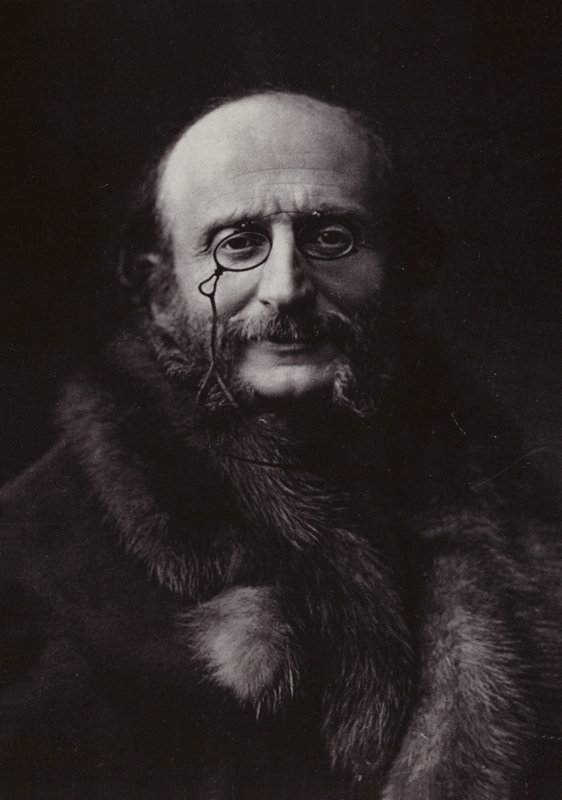 Portrett av Jacques Offenbach av French Photographer