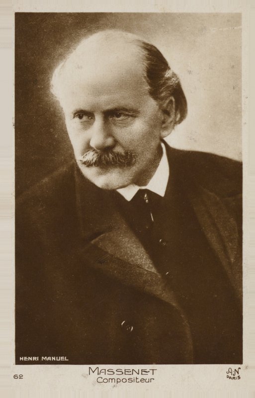 Portrett av Jules Massenet av French Photographer