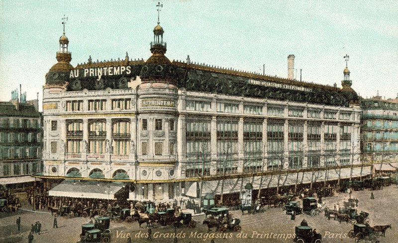 Printemps varehus, Paris (farget bilde) av French Photographer