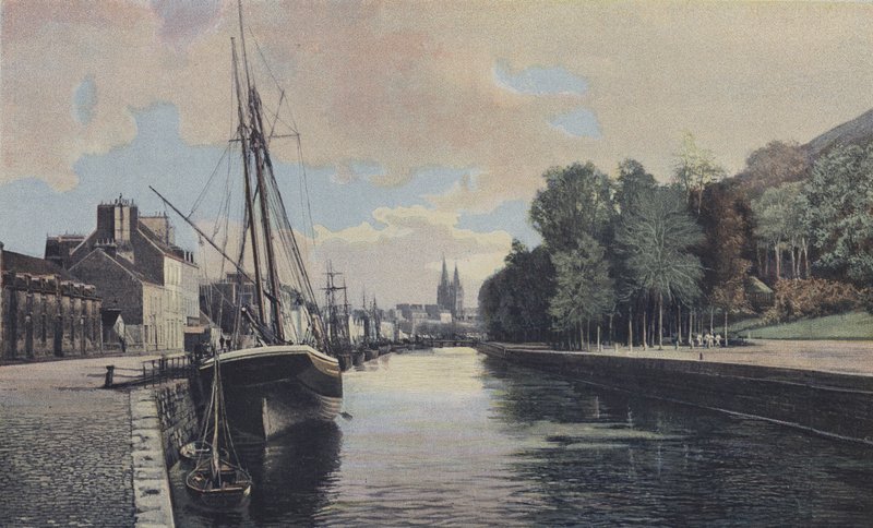 Quimper, Havnen av French Photographer