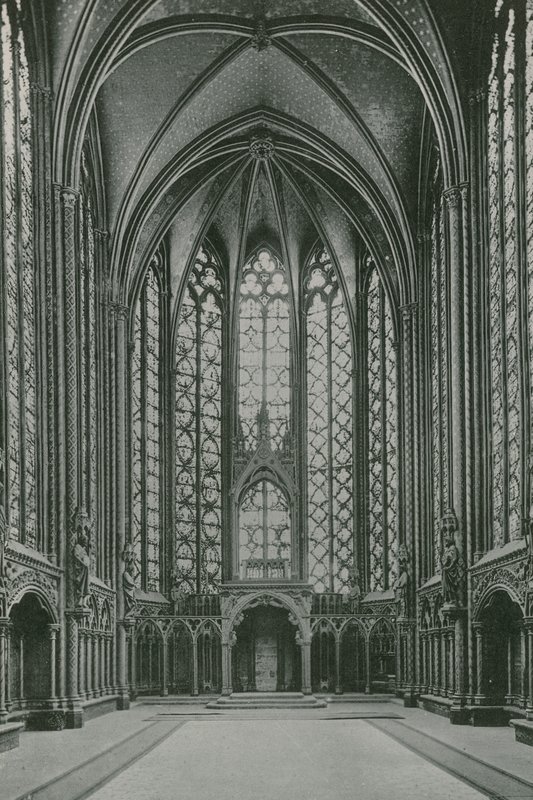 Relikvieskrin i Sainte-Chapelle, Relikvieskrin i St Chapel (fotogravyr) av French Photographer