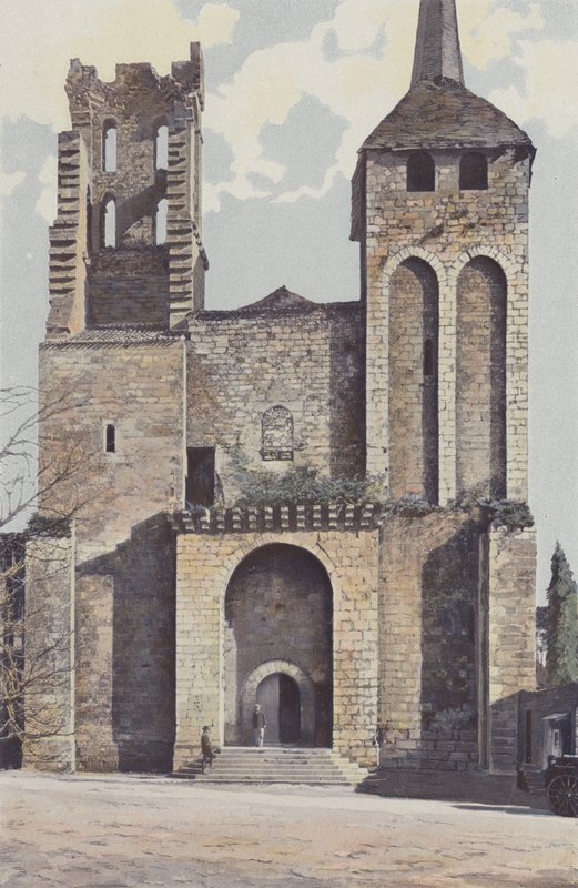 Saint-Avit-Senieur, kirke, fasade O av French Photographer