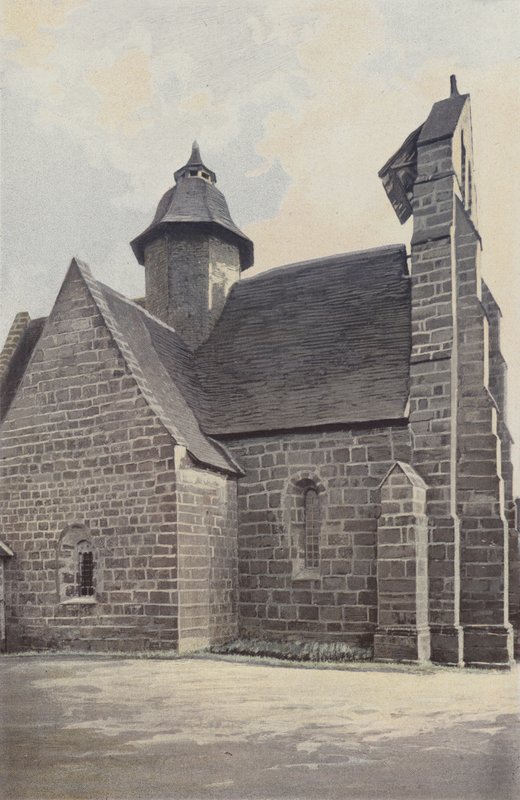 Saint-Cyr-la-Roche, kirke, Ensemble N av French Photographer