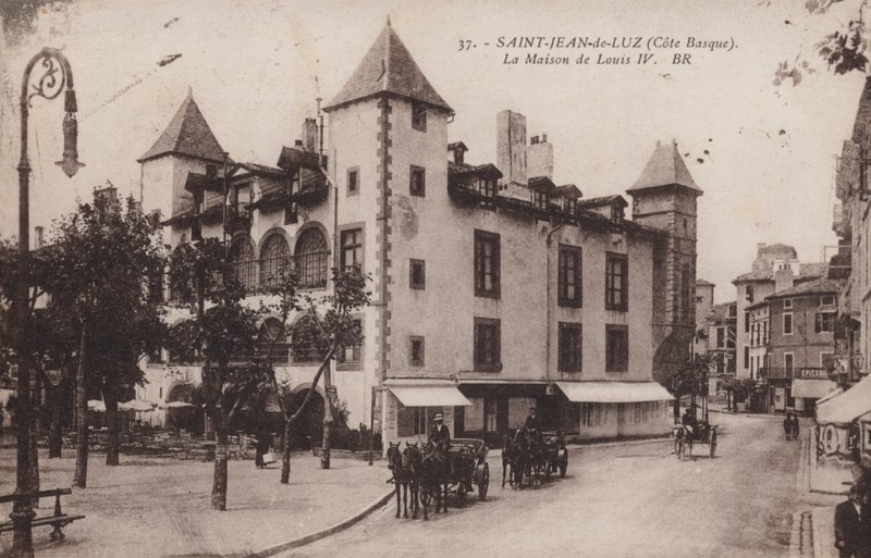 Saint-Jean-De Luz, den baskiske kysten, huset til Louis IV av French Photographer