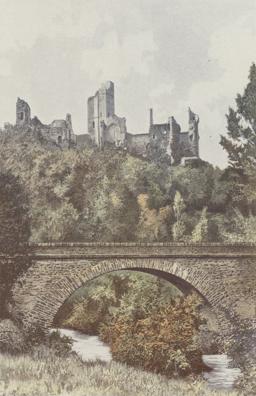 Saint-Jean-Ligoure, ruinene av Chateau de Chalucet av French Photographer
