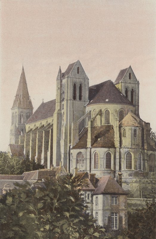 Saint-Leu-DEsserent, kirke av French Photographer