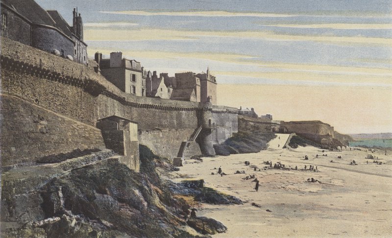 Saint-Malo, vollene, vestlige del (1200-tallet) av French Photographer
