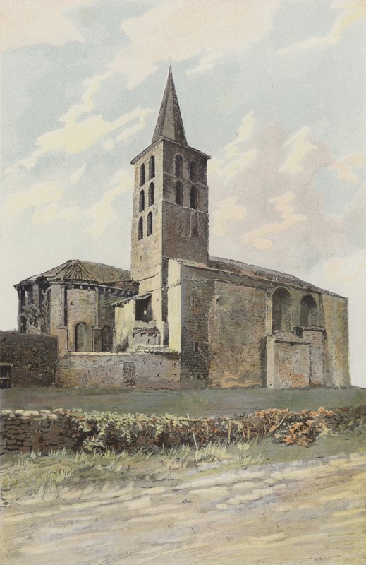 Saint-Papoul, kirke, Ensemble N av French Photographer