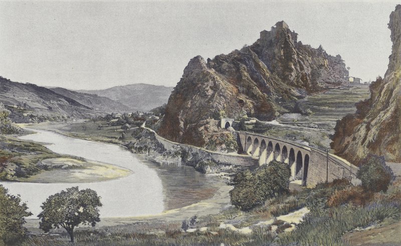 Saint-Paul-en-Cornillon, Utsikt over klippen Cornillon av French Photographer