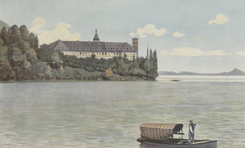 Saint-Pierre-de-Curtille, Abbey of Hautecombe og Lac du Bourget av French Photographer