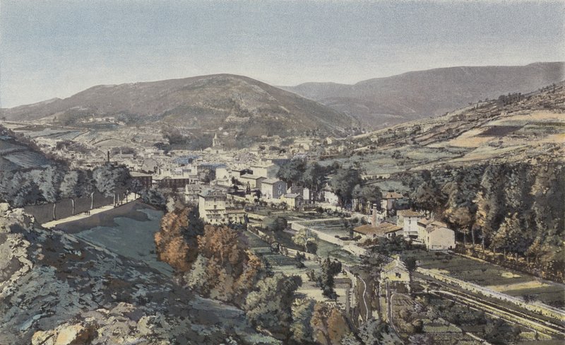 Saint-Pons, generell visning av French Photographer
