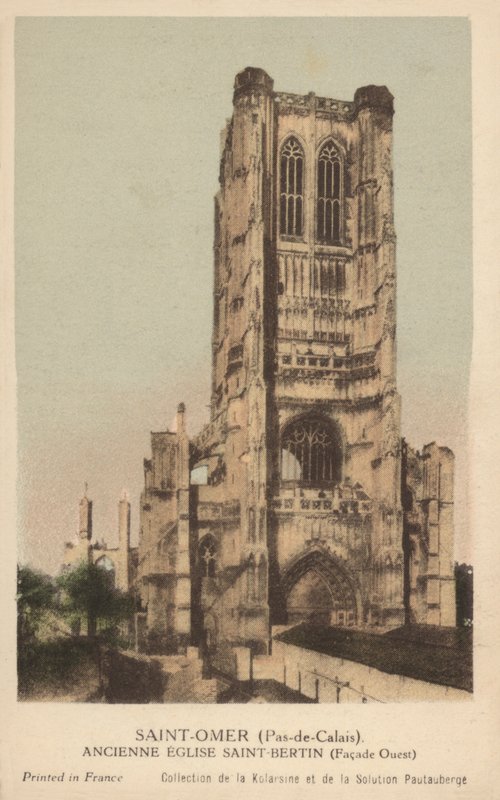 Saint Omer, tidligere Saint Bertin Church av French Photographer