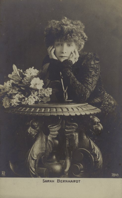 Sarah Bernhardt , fransk skuespillerinne av French Photographer