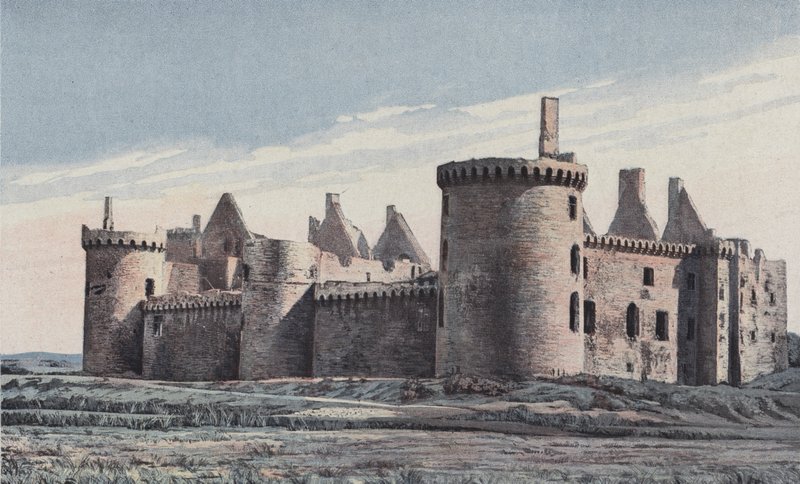 Sarzeau, ruinene av Chateau de Suscinio av French Photographer