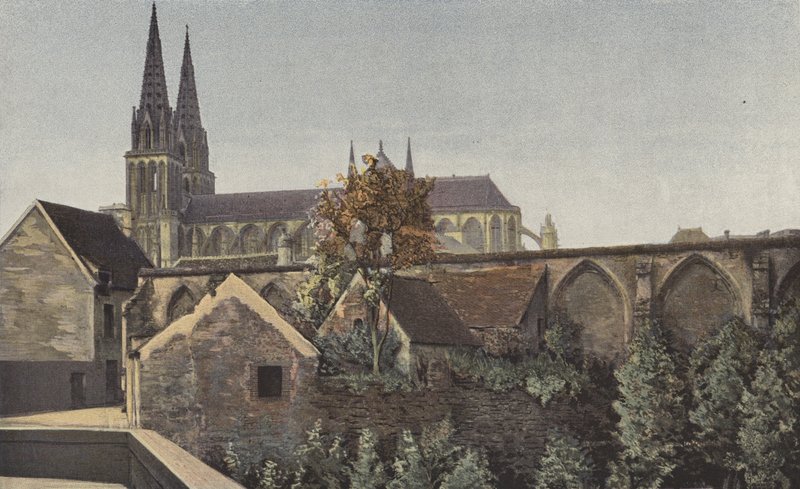 Sees, katedralen, Ensemble S og restene av klosteret av French Photographer