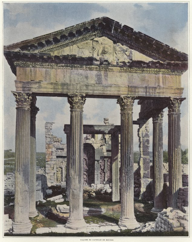 Capitol i Dougga av French Photographer