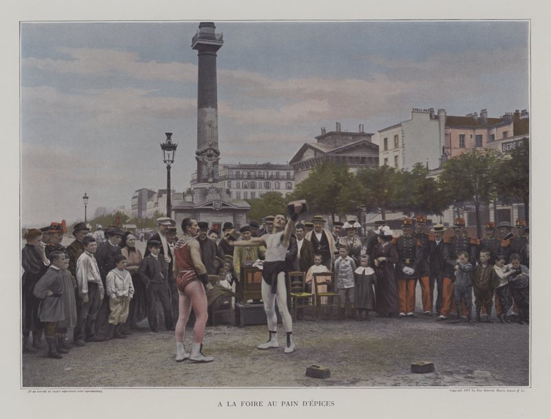 Pepperkakemessen, Paris (fargebilde) av French Photographer