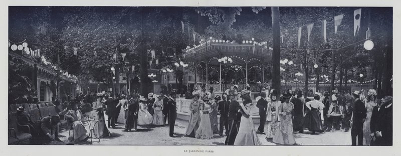 Jardin de Paris (s/h-bilde) av French Photographer