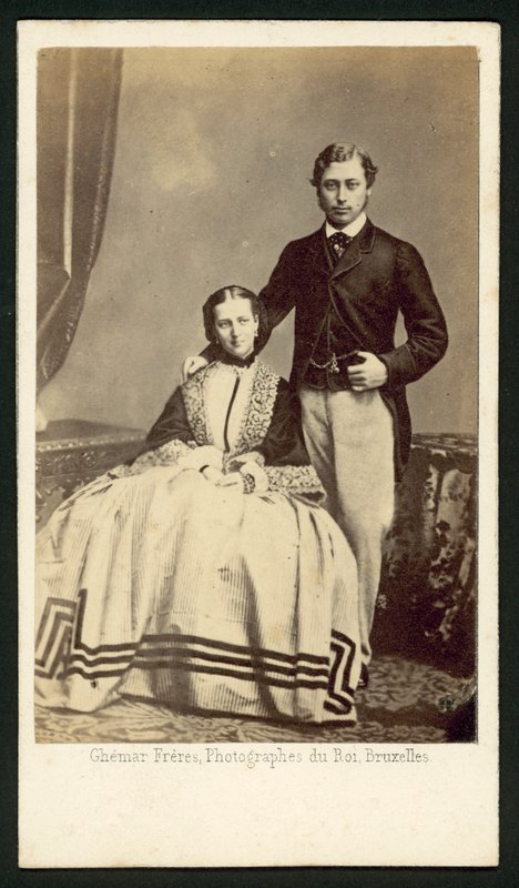 Prinsen og prinsessen av Wales av French Photographer