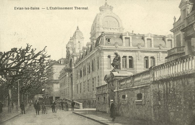 Thermal Baths, Evians Les Bains (s/hv-bilde) av French Photographer