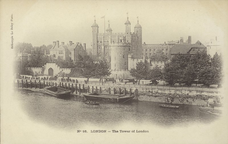 Tower of London og Themsen av French Photographer