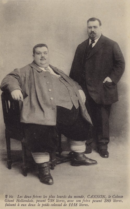 De to tyngste brødrene i verden, veier totalt 1118 pounds av French Photographer