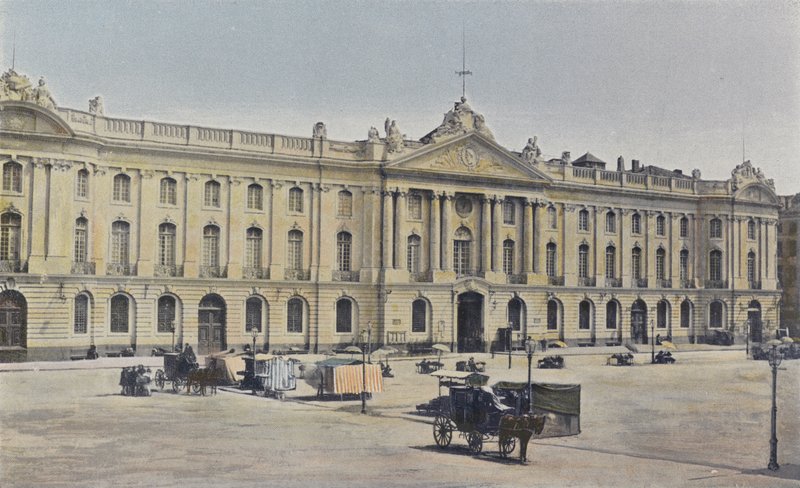 Toulouse, Capitole, hovedfasade på stedet av French Photographer