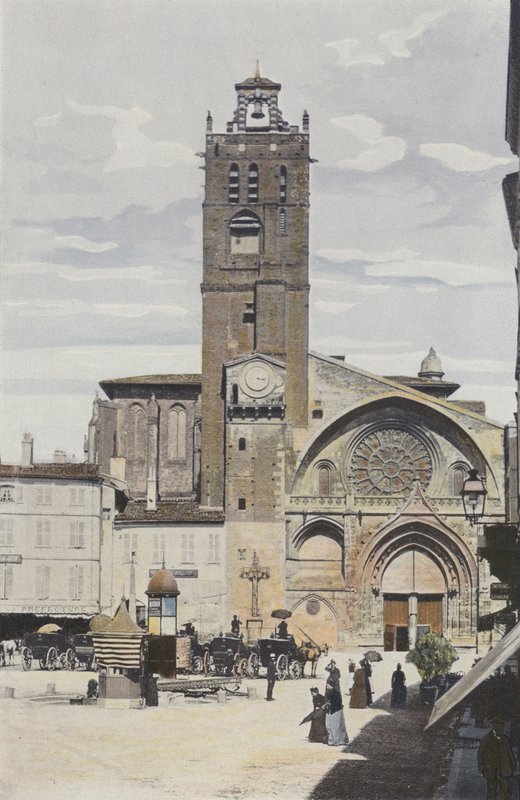 Toulouse, Saint-Etienne-kirken, Fasade O av French Photographer