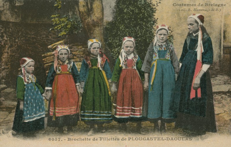 Tradisjonell bretonsk kjole (fargebilde) av French Photographer