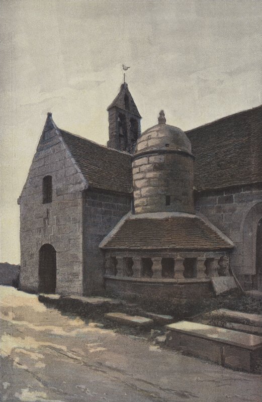 Tregastel, kirke og ossuair av French Photographer