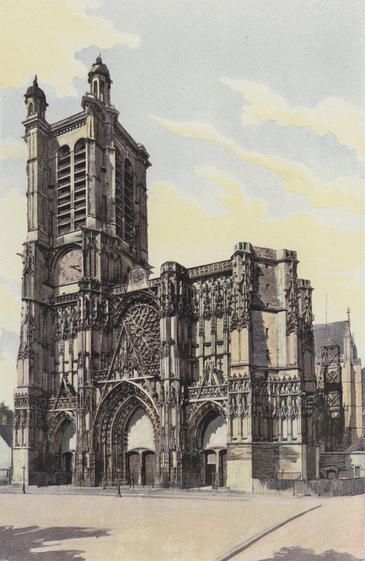 Troyes, Cathedrale, Fasade O av French Photographer