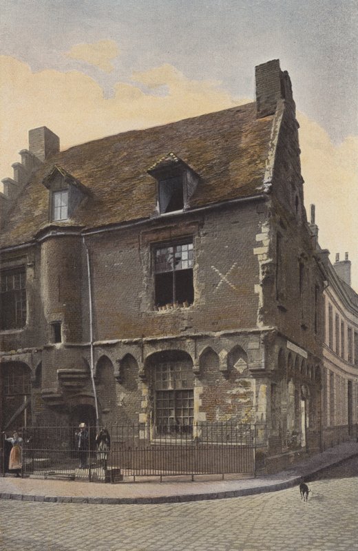 Valenciennes, Gammelt hus rue Notre-Dame av French Photographer