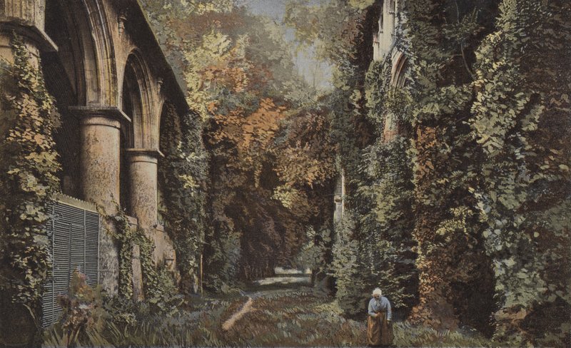 Valmont, ruinene av det gamle klosteret av French Photographer