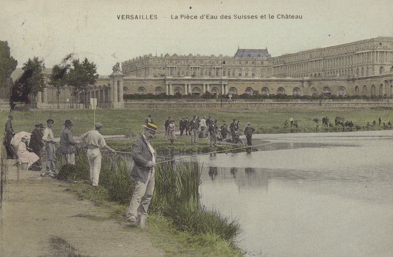 Versailles, fiske i La Piece D