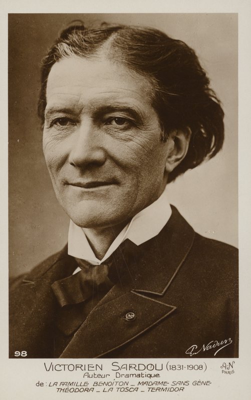 Victorien Sardou (1831-1908), fransk dramatiker av French Photographer
