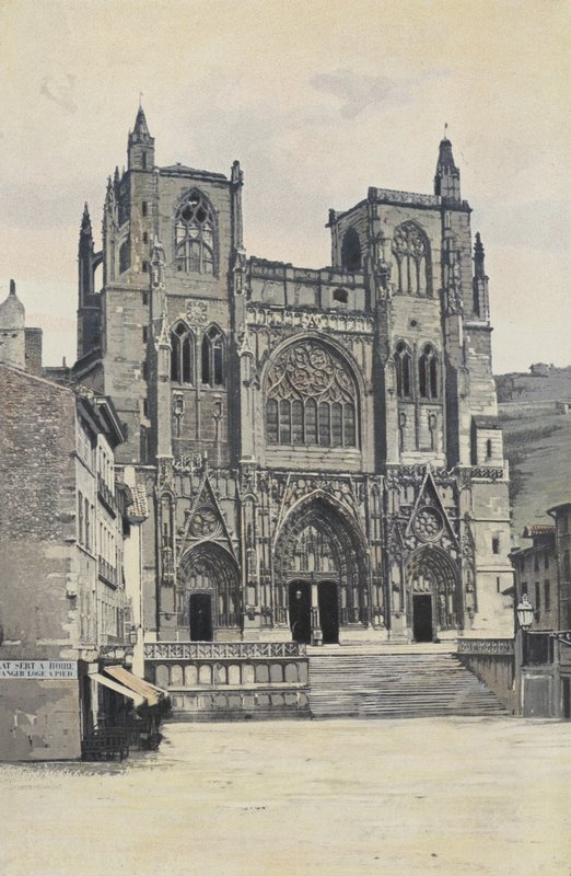 Vienne, Saint-Maurice kirke, Fasade O av French Photographer