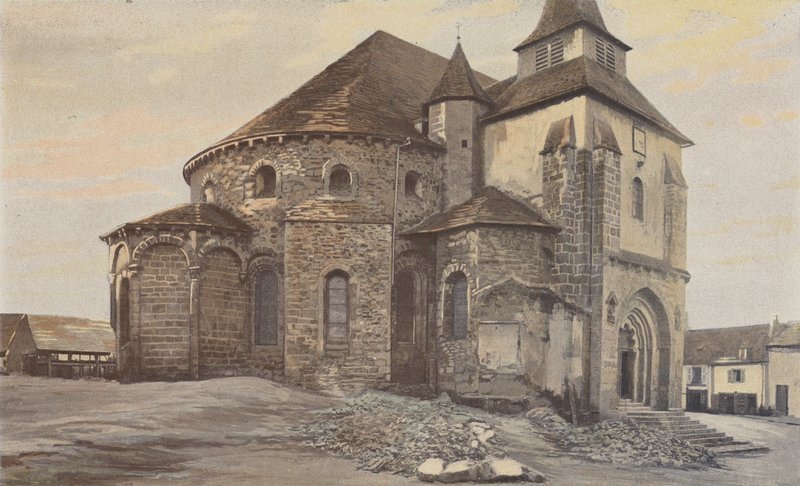 Vigeois, Kirke, Apsis og tverrskip av French Photographer