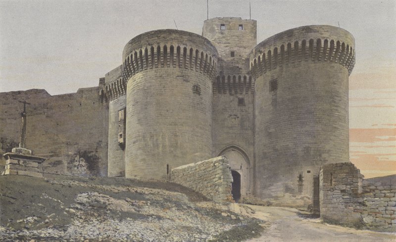 Villeneuve-les-Avignon, Slottet (Fort Saint-Andre), Oversikt av French Photographer