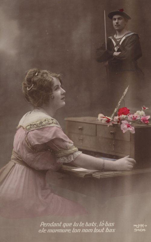 Mens du kjemper hvisker jeg navnet ditt (tonet bilde) av French Photographer