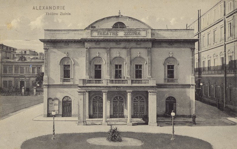 Zizinia Theatre, Alexandria, Egypt av French Photographer