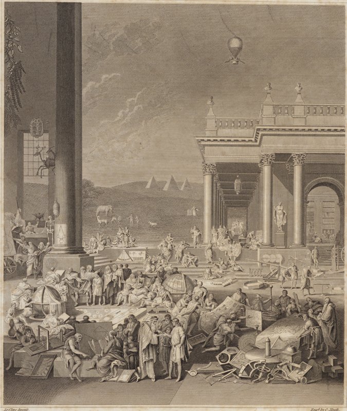 En scene for Encyclopaedia Britannica av French School