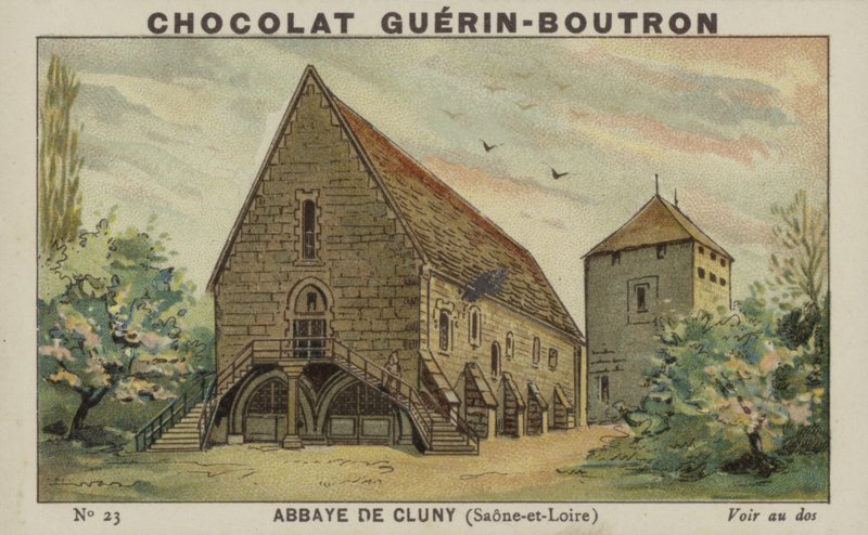 Cluny Abbey, Saone-et-Loire av French School