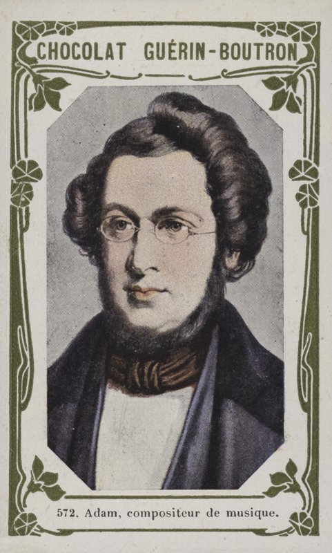 Adam, musikkkomponist (farget bilde) av French School