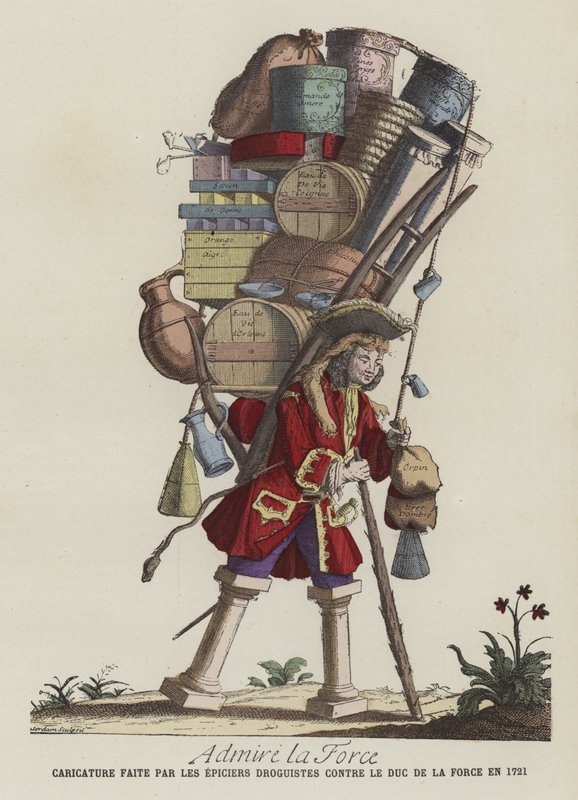 Beundre styrke, 1721 av French School