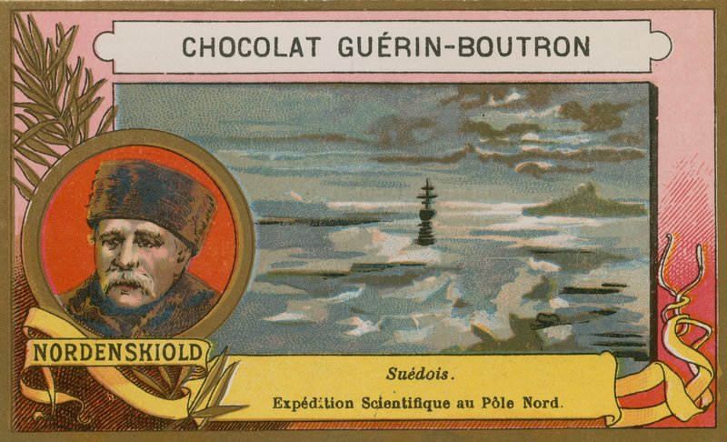 Adolf Erik Nordenskiold, finsk-svensk oppdagelsesreisende fra 1800-tallet av French School