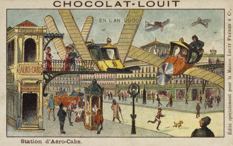 Aero-cab stasjon i år 2000 av French School
