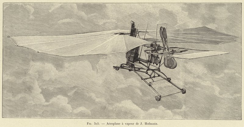 Dampfly av J Hofmann (gravering) av French School