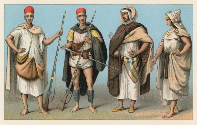 Afrika kostyme av French School