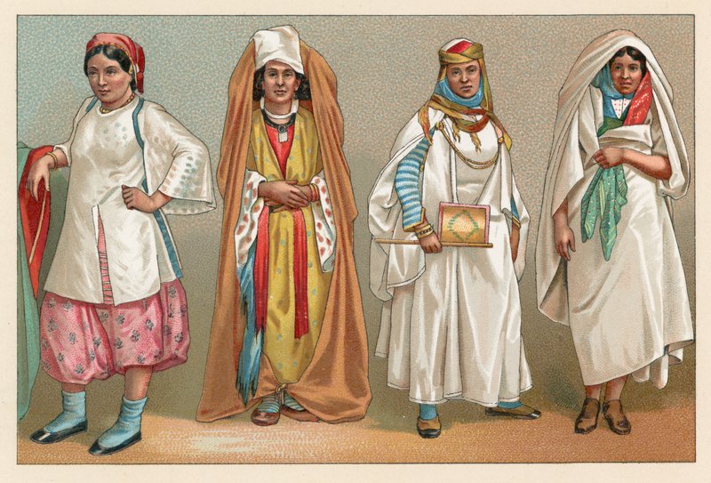 Afrika kostyme av French School