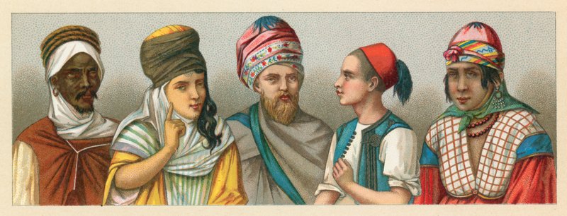 Afrika kostyme av French School